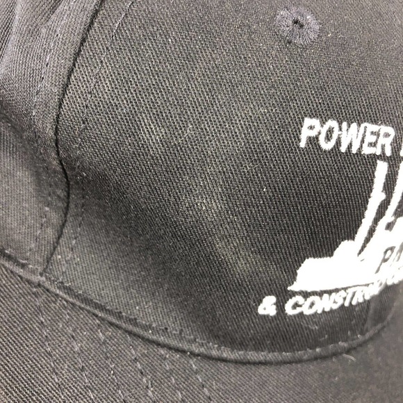 POWER MAINTENANCE CONSTRUCTORS PMC HAT CAP USA MADE BLACK ADJUSTABLE ONE SIZE - Picture 6 of 13